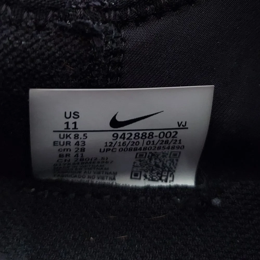 Nike Free TR 8 Training Shoes Black 942888-002 Lace Up Womens - Size 11